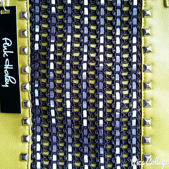 Studded Mustard Tote Bag - Picture 8 of 8